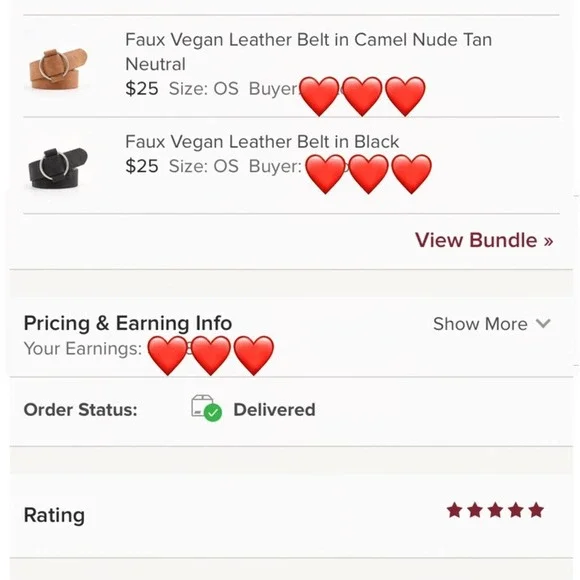 NEW Faux Vegan Leather Belt in Brown Coffee Chocolate #AG/1 - Picture 4 of 14